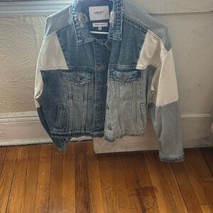 Blue and White Jean Jacket